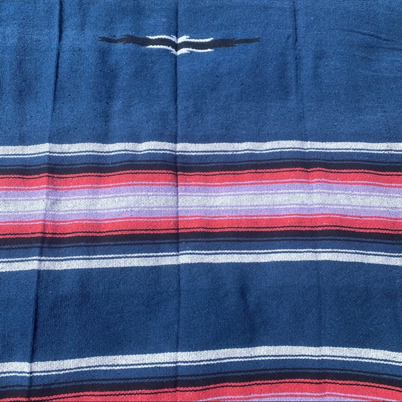 Molina Indian Hand Woven Sarape Blanket NWOT - Picture 3 of 6